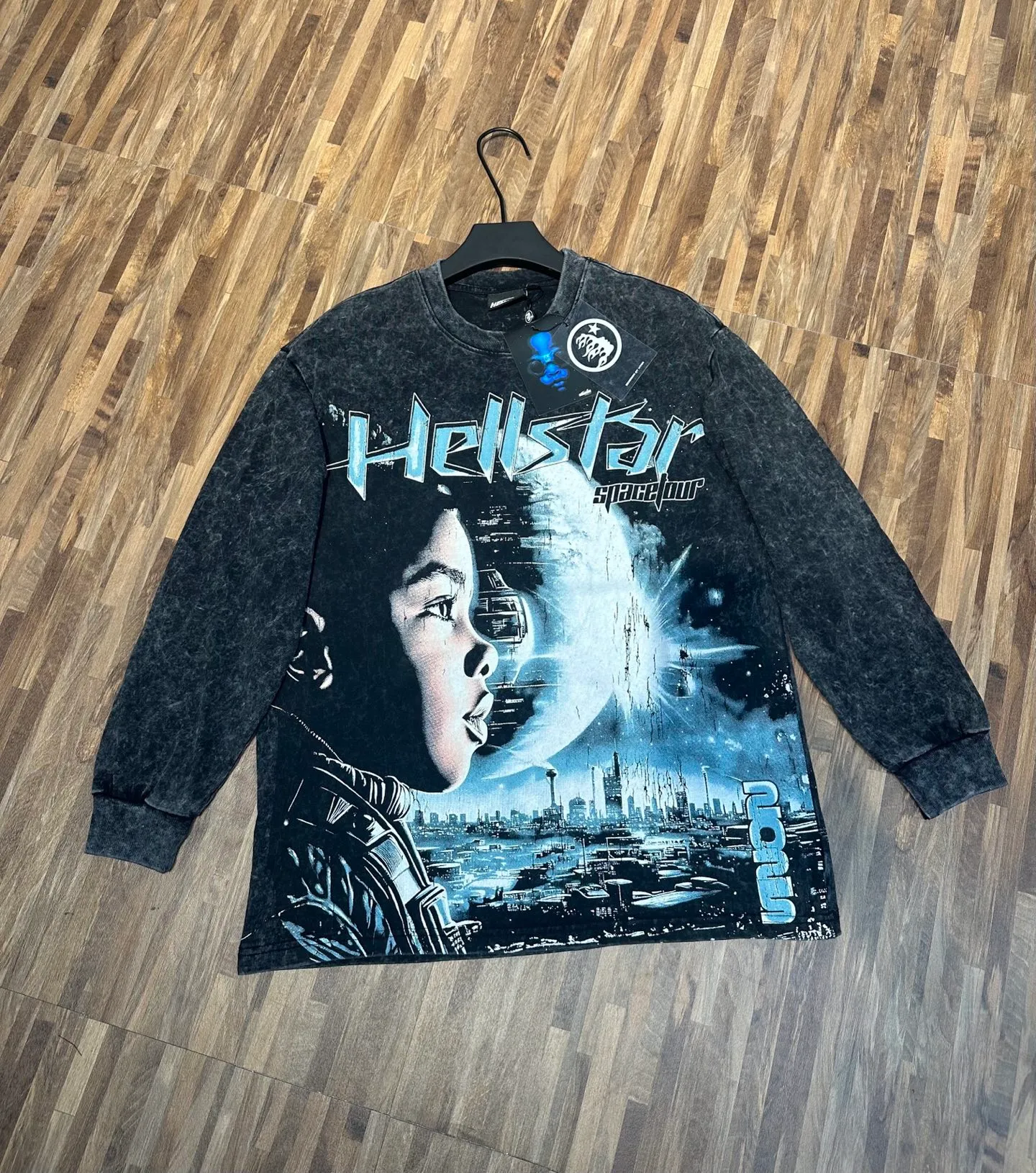 H 9108# Black I P85 In Stock Hellstar / T （fabric): 26 300 Sizes（size）：S-M- L- X L （colour）： Black
